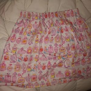 Lilly Pulitzer Perfume Bottle print Skirt
